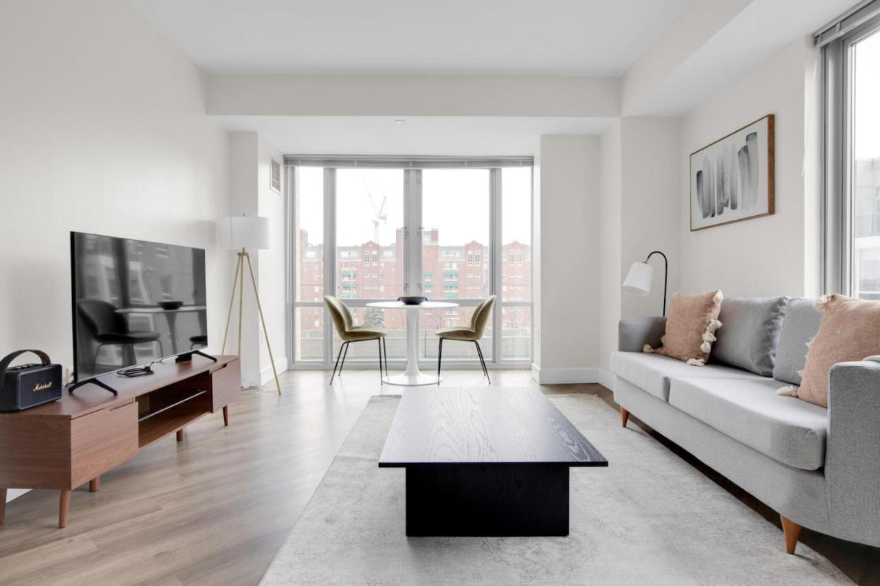 Ferienwohnung E Cambridge 1Br W Wd Gym Steps From Train Bos-524 Boston Exterior foto